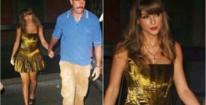 Fans Say Taylor Swift’s ‘Looking Like a Gold Medal’ in Newest Date Night Outfit...see more