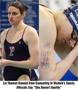 Lia Thomas Banned from Competing in Women’s Sports, Officials Say "She Doesn’t Qualify"...see more