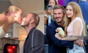 Criticized for frequently kissing his daughter on the lips, David Beckham had to face...see more