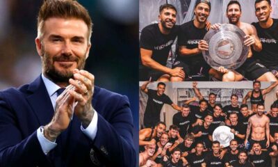 Gracias! David Beckham thanks Lionel Messi as Inter Miami co-owner celebrates MLS Supporters' Shield win - and sets 'one more' challenge...see more