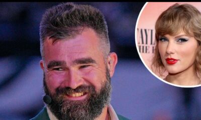 Jason Kelce Has Most Supportive Reaction to Taylor Swift Arriving at Travis Kelce's NFL Game...see more