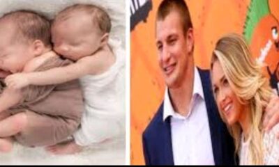 NFL legend Rob Gronkowski is overjoyed as he welcomes his first babies, a set of twins, with wife Camille Kostek…see more