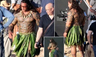 New look at Dwayne Johnson as Maui on the set of Disney’s live-action ‘MOANA’ film. In theaters on July 10, 2026.