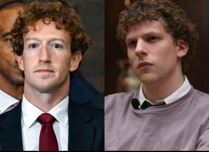 Breaking News: Jesse Eisenberg said he was driving to Facebook to see if he could meet Mark Zuckerberg but was told to turn back for 'legal reasons'....see why?