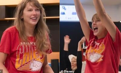 Fans rejoice as Taylor Swift arrives to support Chiefs at the Chiefs vs Houston Texans match with no engagement ring, just after her recent fallout with Travis Kelce.