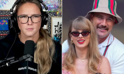 Kylie Kelce blasts Travis Kelce and Taylor Swift relationship and reveals why it will never work out, says she will do anything to pull them apart.