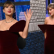 Taylor Swift mistakenly reveals her wedding date and time out of excitement while gushing over Travis Kelce, saying she’s doing everything to rush the marriage.